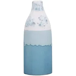 Beliani Blumenvase, Blau, Stein, Mode, 30 cm, Dekoration, Vasen, Keramikvasen