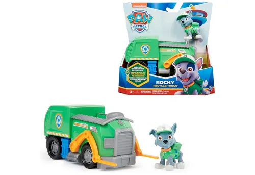 Spin Master Spielzeug-Müllwagen 6068854 Paw Patrol - Sust. Basic Fahrzeug - Rocky