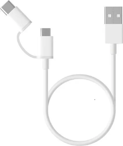 Xiaomi Mi 2-in-1 USB Cable Micro USB to Type C 30cm USB Kabel 0,3 m USB 2.0 USB A Micro-USB B Wei