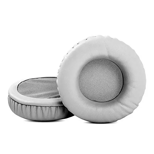 YunYiYi Graue Ohrpolster für JBL T450BT - Ersatz-Ohrpolster aus hochwertigem Leder und weichem Schaumstoff für optimalen Komfort und Langlebigkeit. Ideal zur Erneuerung abgenutzter Kopfhörerteile. Lieferumfang: 1 Paar (Kopfhörer nicht enthalten).