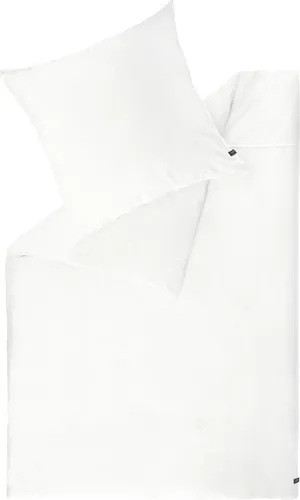 SCHÖNER WOHNEN Satin Bettwäsche 200x200 - Luxuriöses 3-teiliges Set in Weiß - Bettwäsche-Sets aus 100% Satin Baumwolle, seidig weich und atmungsaktiv. Öko-Tex zertifiziert für nachhaltigen Schlafkomfort in jeder Jahreszeit.