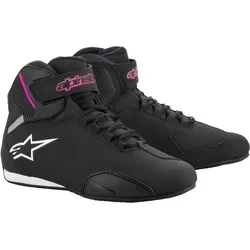 Alpinestars Stella Sektor Motorradstiefel – Schwarz/Violett, Gr. 6 (37,5) - Damen Motorradstiefel mit optimalem Komfort und Schutz, ideal für Sicherheit und Stil auf der Straße.