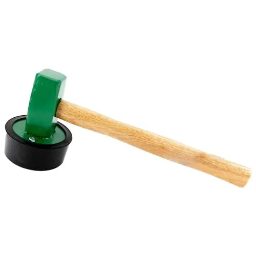 Sanpro Profi Pflasterhammer 2,5 kg | Langlebiger Gummihammer für präzises Pflastern - Hämmer - Robuster Pflasterhammer mit wechselbarem Gummiaufsatz für schonendes Arbeiten auf empfindlichen Oberflächen. Ideal für Stein- und Terrassenplatten.