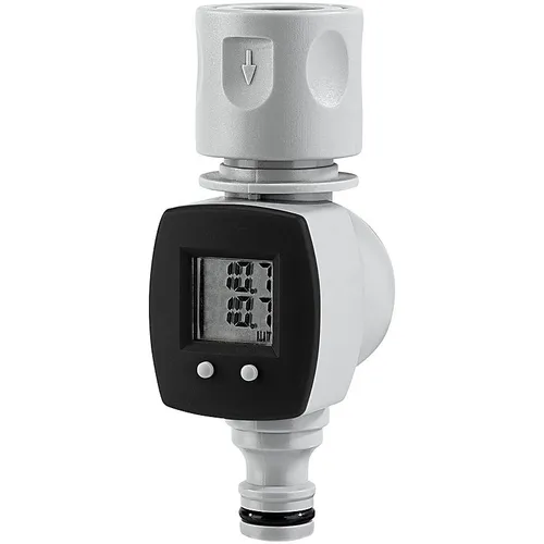 Digitaler Wasserzähler für den Gartenschlauch, mit 2 Zähleranzeigen