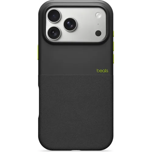 BEATS Rugged Case mit MagSafe für iPhone 17 Pro Max - Handyhülle mit außergewöhnlichem Schutz, stoßdämpfenden Seiten und griffiger, mattschwarzer Oberfläche. Ideal für aktiven Alltag, kompatibel mit MagSafe und Kamerasteuerung.