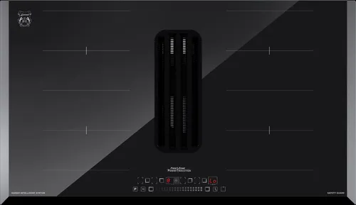 Kaiser Küchengeräte Kopffreihaube AT 6488 F – Dunstabzugshaube 60 cm mit Touch Control - Elegante kopffreie Dunstabzugshaube mit 1250 m³/h Leistung. Ideal für moderne Küchen, ausgestattet mit einem effizienten Air Power Motor und spülmaschinenfestem Fettfilter.