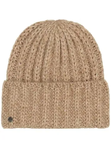 LOEVENICH Gestrickte Beanie | Warme Wintermütze für Damen Toffee - Stylische Strickmütze mit breitem Rippenmuster, die für ein angenehmes Tragegefühl sorgt. Ideal für den Alltag oder sportliche Aktivitäten. Hochwertige Verarbeitung und zeitloses Design machen sie zum perfekten Accessoire für kalte Tage.