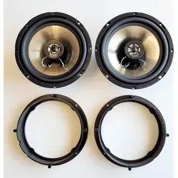Mac Audio Einbauset Lautsprecher für Peugeot Boxer, Alfa Romeo Mito, Giulietta, Citroen Jumper - Optimieren Sie den Klang Ihres Fahrzeugs mit diesem kompletten Lautsprecherset, das speziell für Peugeot Boxer, Alfa Romeo Mito, Giulietta und Citroen Jumper entwickelt wurde. Inklusive Adapterringen und Zubehör für einfachen Austausch.