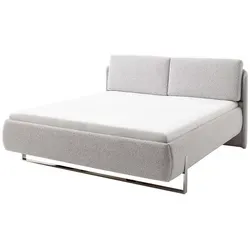 Lindaro Sabetta Polsterbett mit Kufe – Elegantes Design - Das Lindaro Sabetta Polsterbett (140 x 200 cm) überzeugt mit höhenverstellbaren Kissen und edler Chrome-Kufe. Perfekt für modernen Komfort und stilvolle Schlafzimmergestaltung.