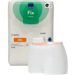 ABENA® Fix Pants Super Fixierhose, weiß 1999911818 , 1 Packung = 3 Stück, Größe XXL