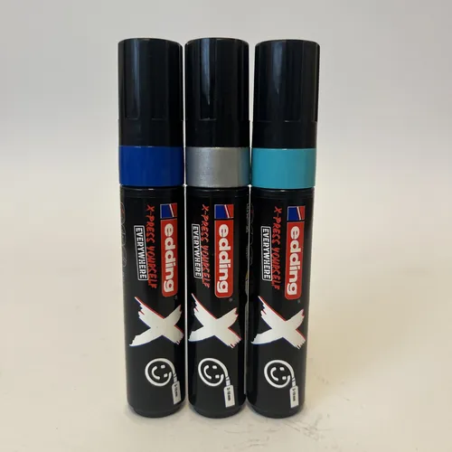 Edding 6900 X Multimarker 3er Set Meeresfarben 2-10mm permanent wetterfest Neu