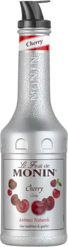 Le fruit de Monin Frucht Püree-Mix Kirsche für Cocktails 1000ml