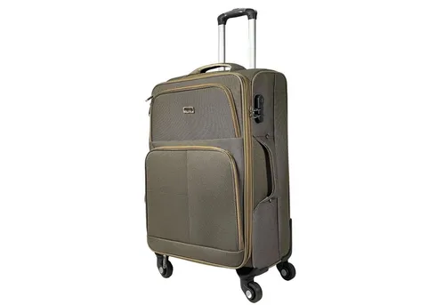 My Travel Bag 3090 XL Stoffkoffer mit 4-Rollen Trolley - Leichter XL Reisekoffer mit 360° Rollen-System, integrierter Dehnungsfuge für bis zu 20% mehr Volumen und Sicherheits-Zahlenschloss – ideal für große Reisen.