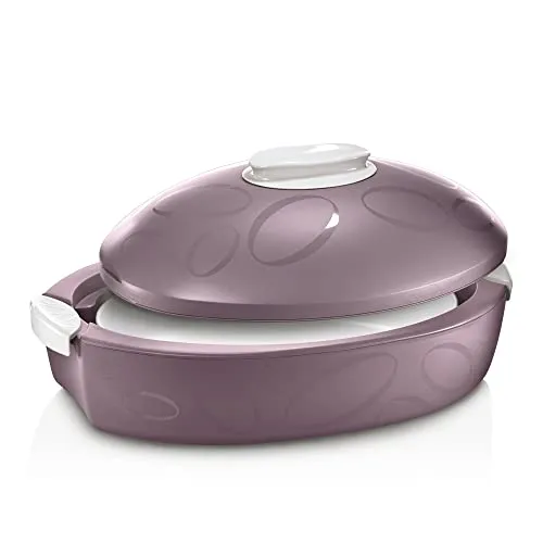 enjoy THE ITALIAN WAY OF LIVING Thermobehälter Gourmet 3 Liter - Thermobehälter für die perfekte Essenslagerung, hält Speisen bis zu 5 Stunden warm & 24 Stunden kühl. Mit hitzebeständiger Keramikschale, ideal für Transport zu Festen.