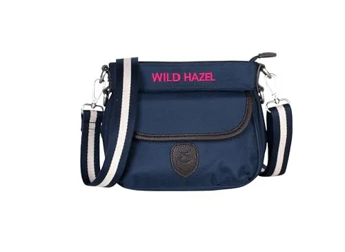 WILD HAZEL Belly Hazel Bauchtasche (Navy Blue) - Praktische Gassitasche mit sicherem Hüftgurt und cleverer Aufteilung. Robust und pflegeleicht, ideal für den täglichen Einsatz und vielseitig einsetzbar.