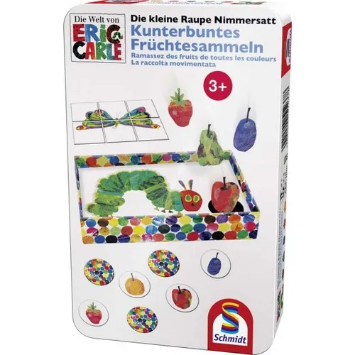 Die kleine Raupe Nimmersatt-Kunterbuntes Früchtesammeln Spiel Neu