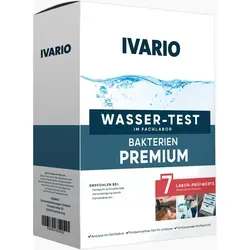 Bakterien-Wassertest-PREMIUM - Umfassender Wassertest für Trinkwasser, ideal für Menschen mit geschwächtem Immunsystem. Erkennt Legionellen und Pseudomonaden, die gefährlich sein können. Schnelle Analyse in 7-10 Werktagen.