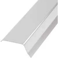 Daprona Attika Blech 2m Silber - Dachbau - Hochwertiges Aluminiumblech für optimalen Dachschutz, ideal für Attika, Ortgang und Traufbohle, witterungsbeständig und einfach zu montieren.