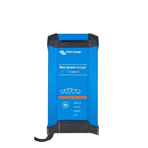 Victron Energy Blue Smart IP22 24V 16A Batterieladegerät - Fahrzeugbatterie-Ladegeräte mit Bluetooth-Funktion zur kabellosen Überwachung und einem Wirkungsgrad von bis zu 94%, ideal für Oldtimer, Wohnmobile und Boote.