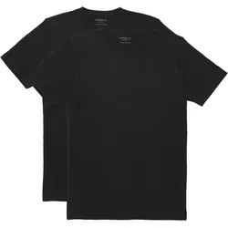 Marvelis Herren T-Shirt Body-Fit Schwarz, XXL - Klassisches Rundhals-T-Shirt für Herren im Body-Fit-Schnitt. Angenehmes Jersey-Material, ideal für den Alltag. Pflegeleicht und vielseitig kombinierbar.