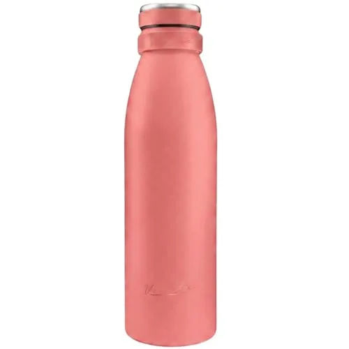 Vezato Trinkflasche Edelstahl - BPA-freie Isolierflasche 750 ml - Auslaufsichere Wasserflasche mit doppelter Isolierung - Thermosflasche spülmaschinenfest - Für Kohlensäure geeignet - Nachhaltig