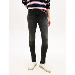 Tommy Jeans Damen Nora Mr Skny Ah1280 Dw0dw22661 Eng anliegend, Denim Black, 28 W/30 L - Authentische Tommy Jeans Damenhose in eng anliegender Passform für einen modernen Look. Ideal für vielseitige Outfits und lässigen Stil.