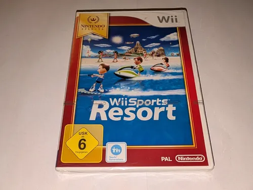 Wii Sports Resort (Nintendo Wii, 2009) - Neu & Ungeöffnet - PC- & Videospiele, Sport-Genre mit vielfältigen Aktivitäten, ideal für Familien und Freunde, USK ab 6 Jahren, perfektes Geschenk!