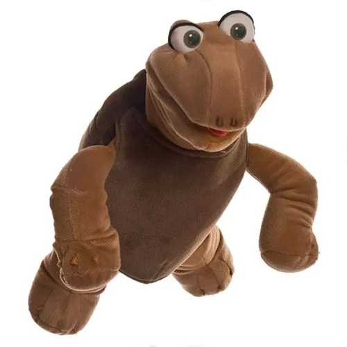 LIVING PUPPETS Kleiner Sammy die Schildkröte - Neugeborenenpuppe aus hochwertigem Material, ideal zum Spielen und Kuscheln, fördert die Fantasie und Kreativität der Kinder.