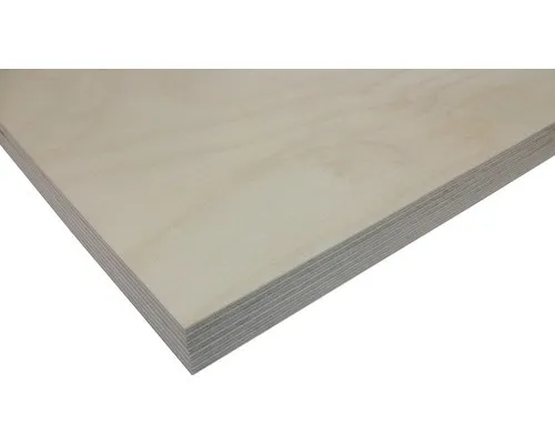 Fixmaß Multiplexplatte Birke BB/WG 1200 x 600 x 6 mm