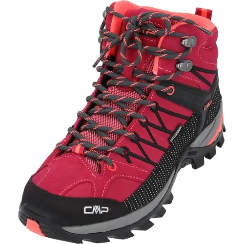 CMP Damen Rigel Mid Wmn Wp Wanderschuhe - Wasserfeste Wanderschuhe mit CLIMAPROTECT Membran, ideal für anspruchsvolle Trails und maximalen Komfort beim Wandern.