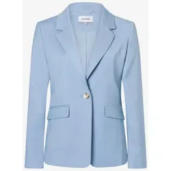 MORE&MORE taillierter Jackenblazer blau 46 - Eleganter, leicht taillierter Blazer in Skyblue, ideal für den Business-Look. Hergestellt aus hochwertiger Materialkombination für optimalen Tragekomfort.