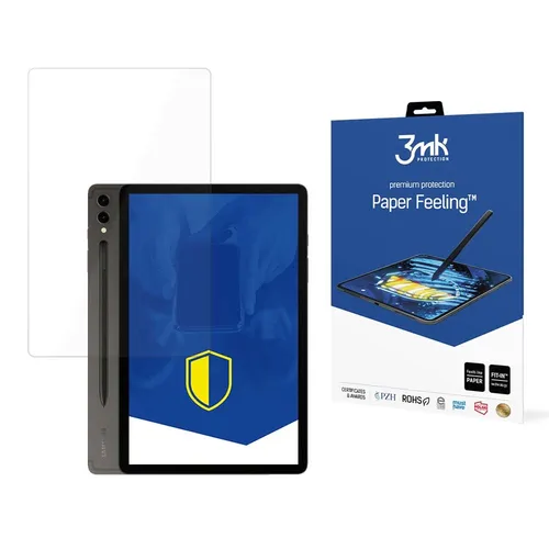 3MK Paper Feeling Schutzfolie für Galaxy Tab S9+ (2 Stück) - Tablet Schutzfolie mit einer besonderen Papieroberfläche für ein natürliches Schreibgefühl, ideal für Notizen und Zeichnungen.