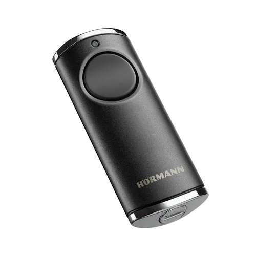 Hörmann Handsender HS 1, BiSecur, Struktur schwarz - Handsender HS1 für Hörmann Torantriebe, ausgestattet mit sicherer 868-MHz-BiSecur-Technologie, ideal für die komfortable Steuerung Ihrer Tore.