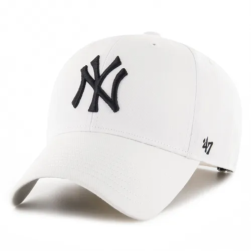 '47 New York Yankees MLB Raised Basic Cap – Verstellbare Snapback Cap - Hüte, Kappen & Mützen für Baseball-Fans – Stylische Raised Basic Cap mit gesticktem Teamlogo, ideal für jeden MLB-Fan und anpassbar durch verstellbaren Snapback-Verschluss.