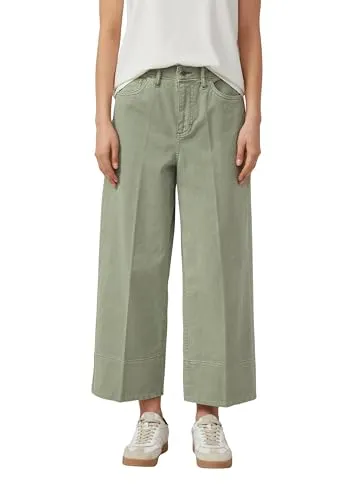 S. Oliver Culotte-Jeans GREEN 44 - Modische Culotte-Jeans im Regular Fit mit High Rise und weitem Bein. Ideal für lässige Outfits, bietet Komfort und Stil in einem.