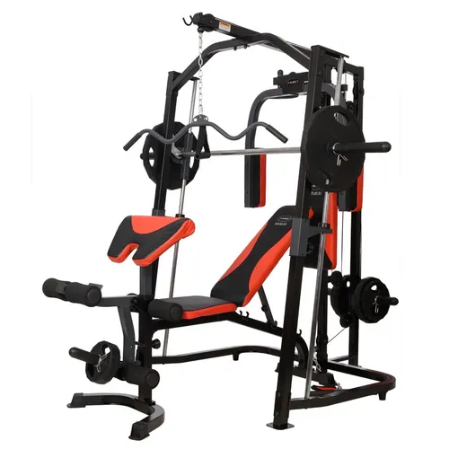 ATLAS X1 SMITH MACHINE HMS - Kraftstation für Ganzkörpertraining, ausgestattet mit vielseitigem Zubehör wie Seilzügen und Butterfly-Gerät. Ideal für alle Muskelgruppen und sorgt für effizientes Training zu Hause.