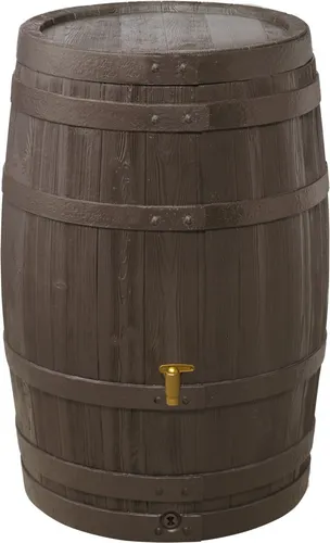 4rain Regenfass Vino 250 l - Bewässerung mit Stil: Das 250 l Regenfass Vino vereint Funktionalität und elegantes Design für Ihren Garten.