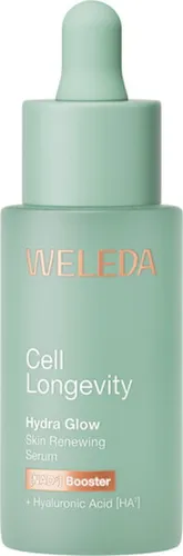 WELEDA Cell Longevity Hydra-Glow Serum 30 ml - Innovatives Leave-on-Serum mit NAD+-Booster und Hyaluronsäure für ein strahlendes Hautbild. Hautpflege mit 100 % natürlichen Inhaltsstoffen, frei von synthetischen Zusätzen.