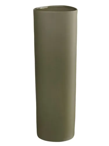 ASA Vase lines and squares, Olivgrün, 30 cm – Elegante Keramik-Dekoration - Stilvolle ASA Vase in Olivgrün aus hochwertiger Keramik. Mit einer Höhe von 30 cm ist sie ideal für moderne Wohnräume und setzt dekorative Akzente.