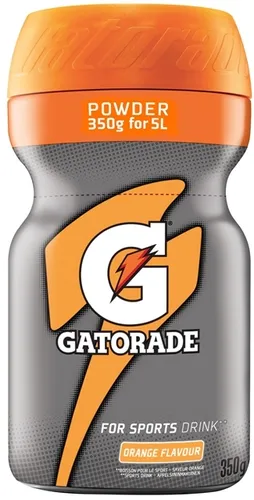 Gatorade Pulver Orange 350g - Regenerationsgetränke mit erfrischendem Orangengeschmack, ideal zur Rehydrierung und Auffüllung von Elektrolyten und Kohlenhydraten nach dem Sport.