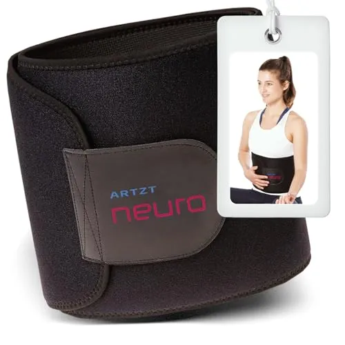 ARTZT neuro Atemgürtel - Schwimmen: Effektiver Atemtrainer zur Entspannung bei Kopfschmerzen und Stress, mit praktischer Smartphone-Tasche und flexibel bis 115 cm Körperumfang.