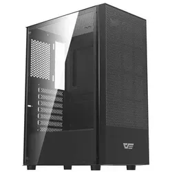 Darkflash A290 - Miditower PC-Gehäuse in Schwarz - Stylisches Miditower-Gehäuse für ATX, mATX und ITX, unterstützt bis zu 260 mm lange GPUs und bietet exzellente Kühloptionen mit Platz für bis zu fünf 120 mm Lüfter.