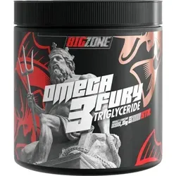 Big Zone Omega 3 Fury Triglyceride - 300 Kapseln - Sportnahrung mit hochwertiger Triglycerid-Form, 500mg EPA und 250mg DHA pro Kapsel für optimale Unterstützung deiner Fitnessziele.