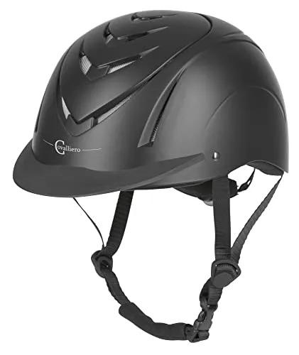 Kerbl Covalliero 32299 Reithelm Nerron VG1 - Reithelm für Turnier und Training, sicherer VG1-Schutz und komfortable Passform für den optimalen Sitz bei jedem Ritt.