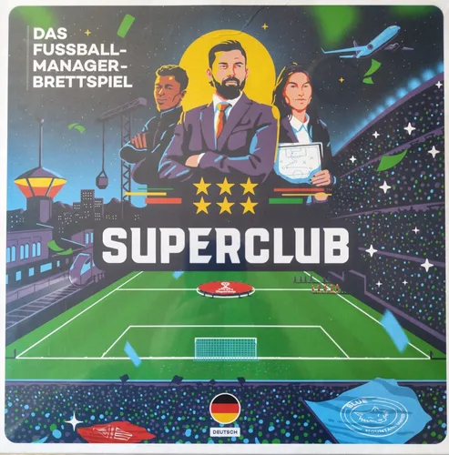Superclub Das Fußballmanager-Brettspiel - Strategisches Teammanagement, werde zur Legende im Fußball und erlebe spannende Spielabende