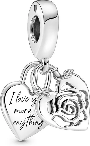 Pandora Kettenanhänger Pandora Rose Herzschloss Charm-Anhänger 790086C00 Anhänger