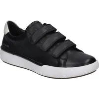 Josef Seibel Claire 12 Sneaker in Schwarz mit Klettverschluss - Bequemer Sneaker aus geschmeidigem Nappa-Leder mit modischem Klettverschluss und austauschbarer Ledersohle. Ideal für den Alltag und sorgt für ein sportives Laufgefühl.