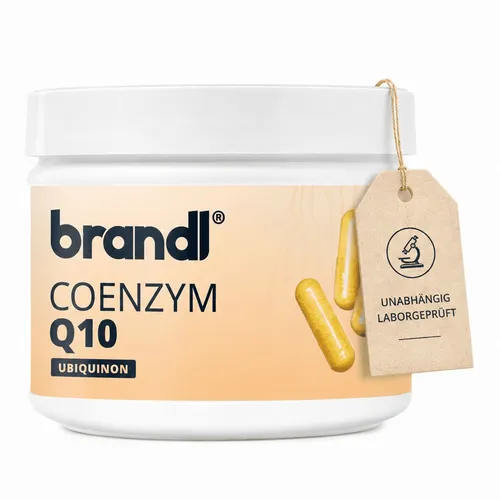 brandl® Coenzym Q10 (Ubiquinon) 240 Kapseln - Hochdosierte Q10 Kapseln mit 200 mg pro Portion, vegan und in Deutschland abgefüllt. Ideal für die tägliche Ergänzung in einer praktischen Kapselgröße. Qualität, die du spüren kannst!