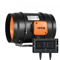 VEVOR 68W Rauchabzug Rohrventilator - Hocheffizienter Inline-Kanalventilator, geräuscharmer Betrieb und langlebig für den Innenbereich
