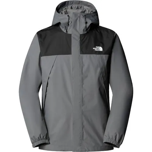 The North Face Men Antora Jacket - Wetterfeste Regenjacke für Outdoor-Abenteuer - Funktionsjacken mit atmungsaktivem, wasserdichtem DryVent-Material, aus 100% recyceltem Nylon für optimalen Schutz bei Wind und Regen.